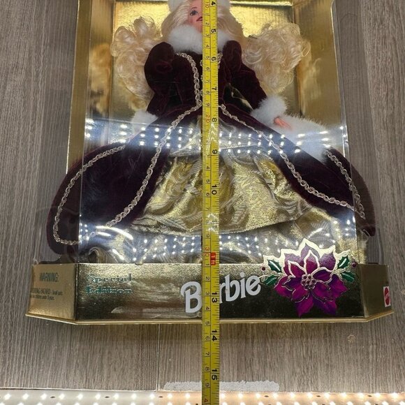 1996 Barbie Happy Holidays Fashion Doll Special Edition Collection - Mattel - Picture 9 of 9